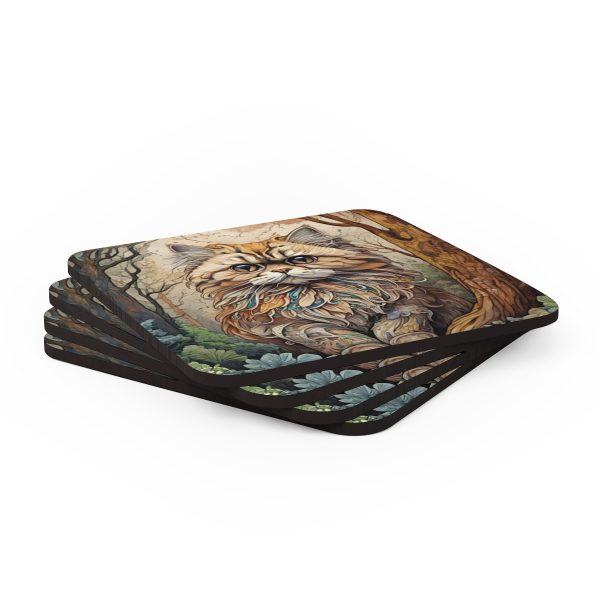 Persian, Corkwood Coaster Set - Image 4