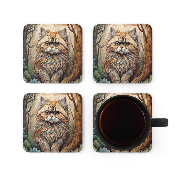 Persian, Corkwood Coaster Set - Image 5
