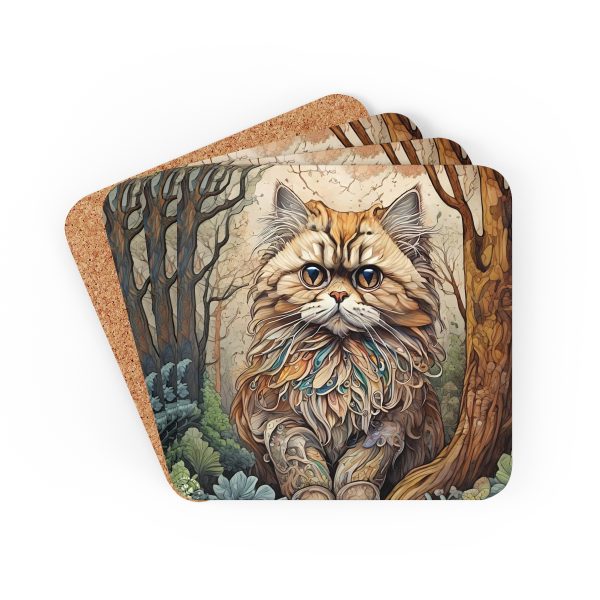 Persian, Corkwood Coaster Set - Image 6