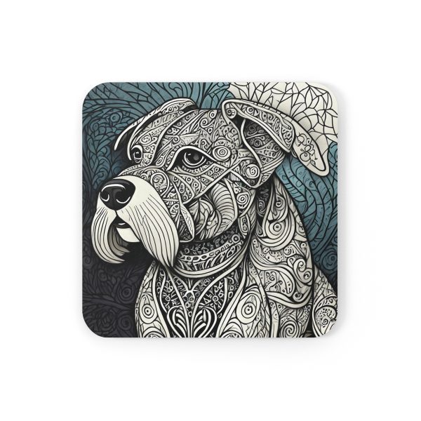 Boston Terrier, Corkwood Coaster Set - Image 2