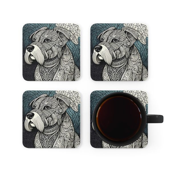 Boston Terrier, Corkwood Coaster Set - Image 5