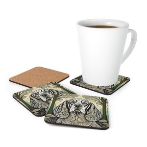 Cocker Spaniel #3, Corkwood Coaster Set