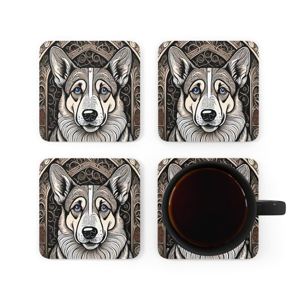 Corgi, Corkwood Coaster Set - Image 5