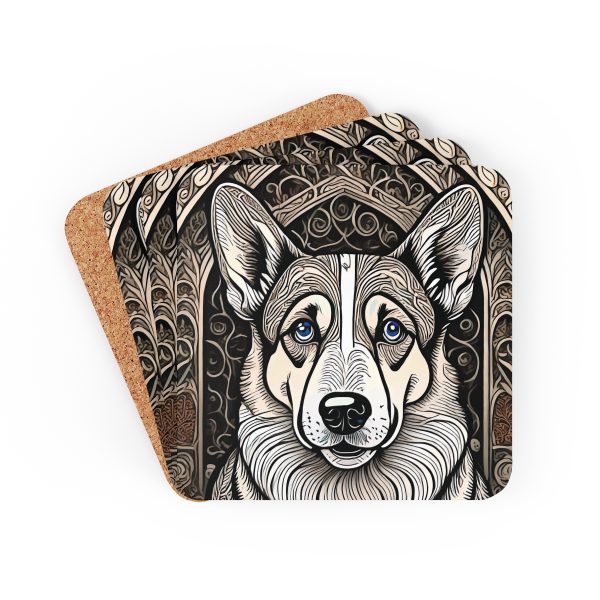 Corgi, Corkwood Coaster Set - Image 6