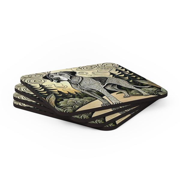 Great Dane, Corkwood Coaster Set - Image 4