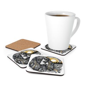 Cocker Spaniel #2, Corkwood Coaster Set