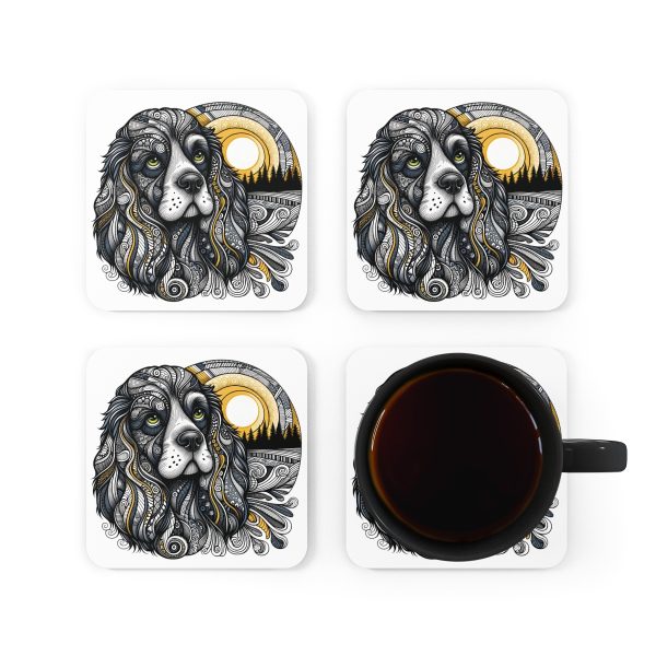 Cocker Spaniel #2, Corkwood Coaster Set - Image 5
