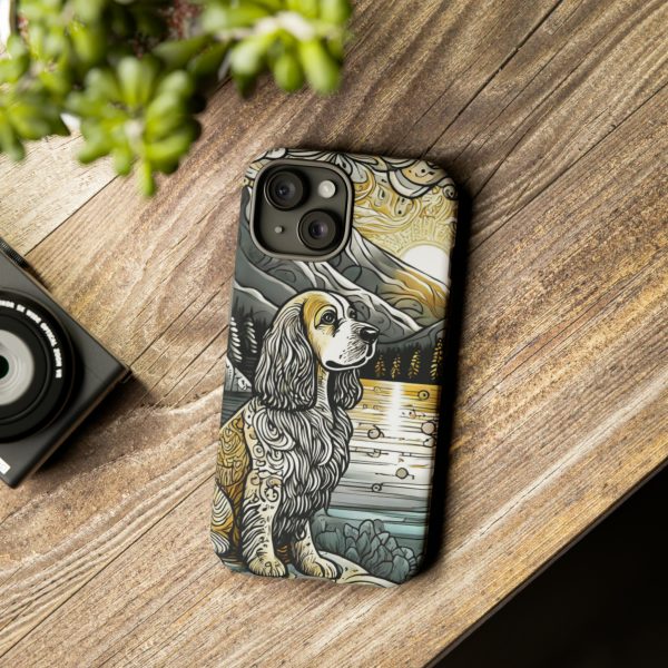 Serenity in Nature with a Golden Cocker Spaniel Phone Case - Image 147