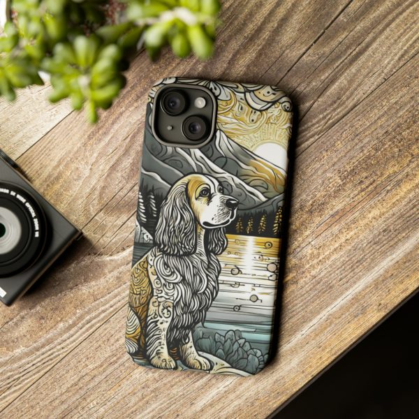 Serenity in Nature with a Golden Cocker Spaniel Phone Case - Image 153