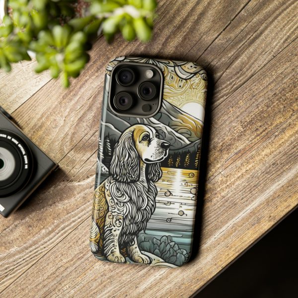 Serenity in Nature with a Golden Cocker Spaniel Phone Case - Image 159
