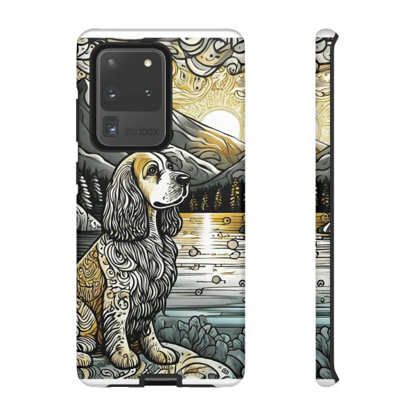 Serenity in Nature with a Golden Cocker Spaniel Phone Case - Image 7