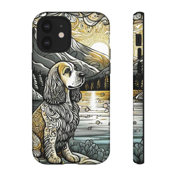 Serenity in Nature with a Golden Cocker Spaniel Phone Case - Image 12