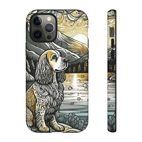 Serenity in Nature with a Golden Cocker Spaniel Phone Case - Image 15
