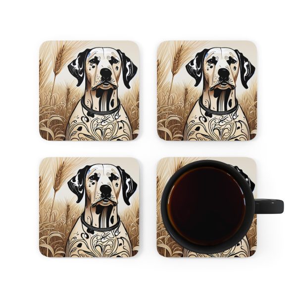 Dalmatian, Corkwood Coaster Set - Image 5
