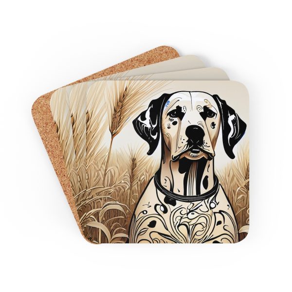 Dalmatian, Corkwood Coaster Set - Image 6