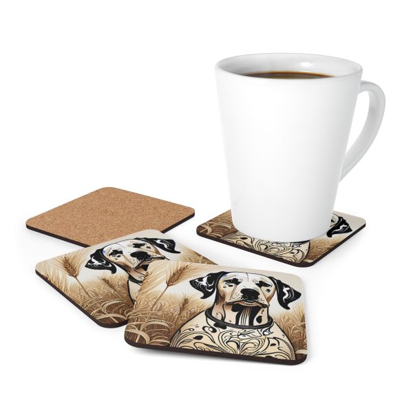 Dalmatian, Corkwood Coaster Set