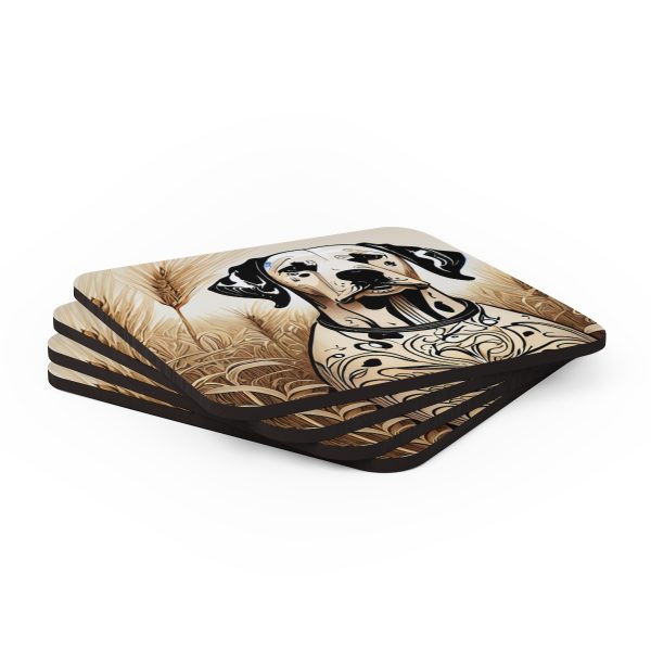 Dalmatian, Corkwood Coaster Set - Image 4