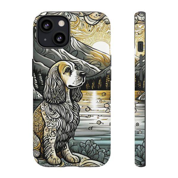 Serenity in Nature with a Golden Cocker Spaniel Phone Case - Image 20