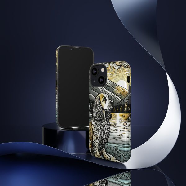 Serenity in Nature with a Golden Cocker Spaniel Phone Case - Image 23