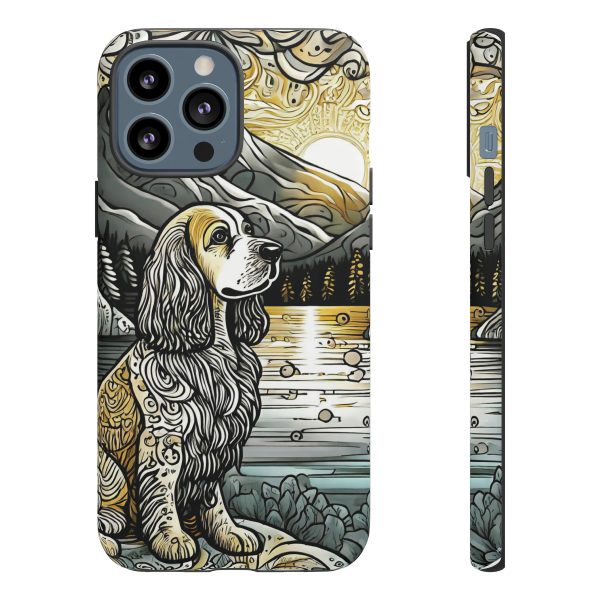 Serenity in Nature with a Golden Cocker Spaniel Phone Case - Image 32
