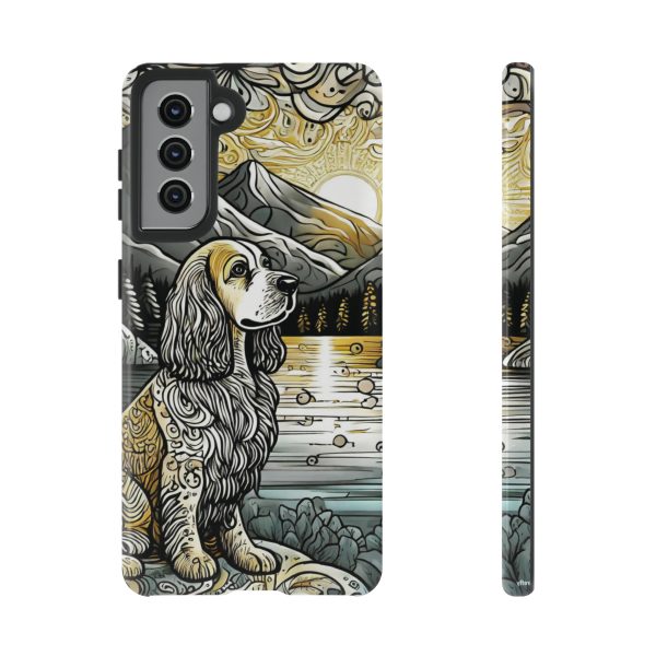 Serenity in Nature with a Golden Cocker Spaniel Phone Case - Image 34