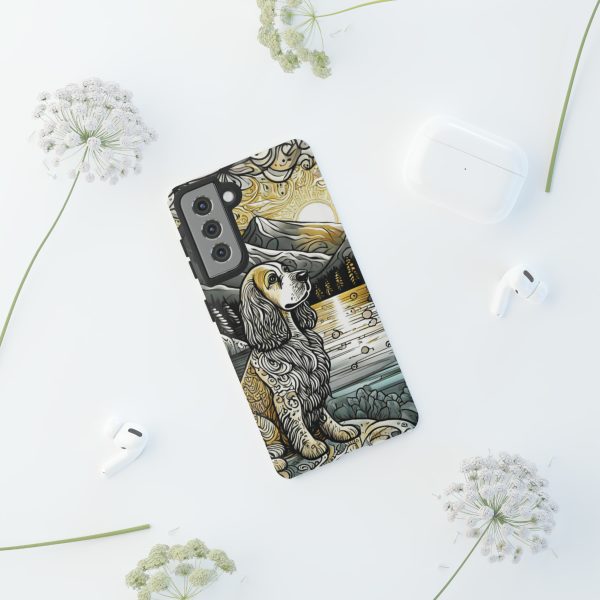 Serenity in Nature with a Golden Cocker Spaniel Phone Case - Image 37