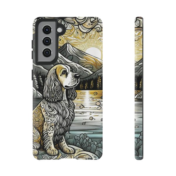Serenity in Nature with a Golden Cocker Spaniel Phone Case - Image 36