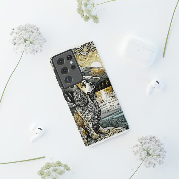 Serenity in Nature with a Golden Cocker Spaniel Phone Case - Image 43