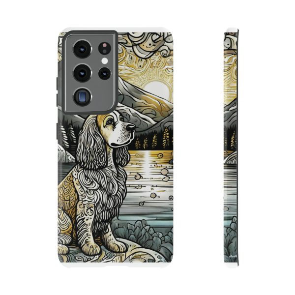 Serenity in Nature with a Golden Cocker Spaniel Phone Case - Image 42