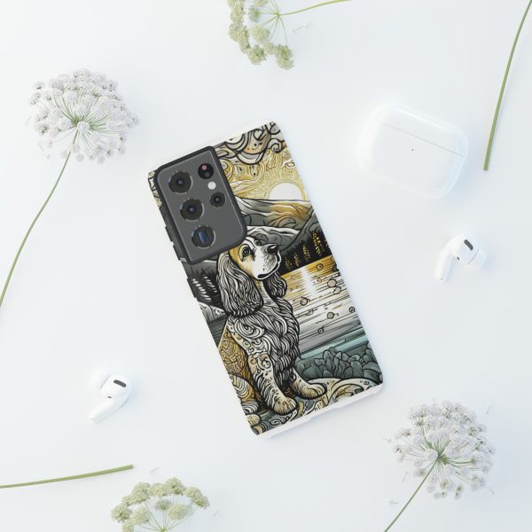 Serenity in Nature with a Golden Cocker Spaniel Phone Case - Image 45