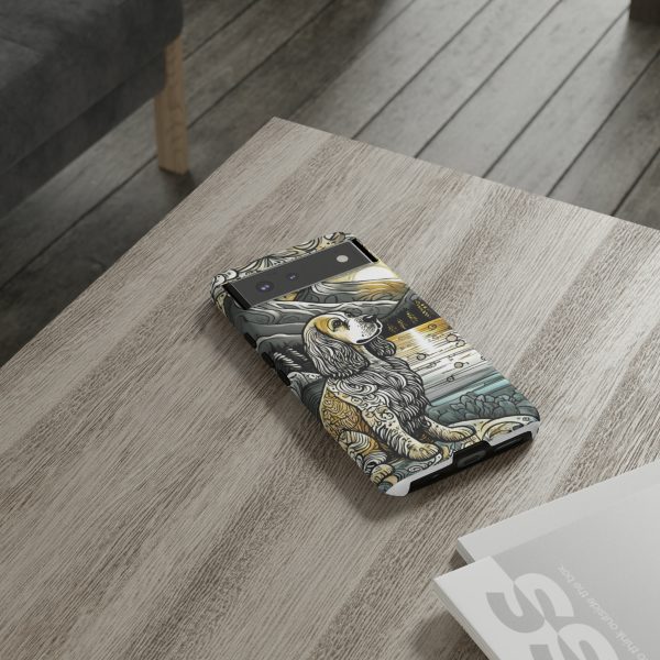 Serenity in Nature with a Golden Cocker Spaniel Phone Case - Image 49