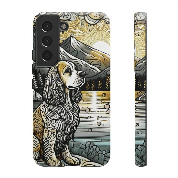 Serenity in Nature with a Golden Cocker Spaniel Phone Case - Image 60