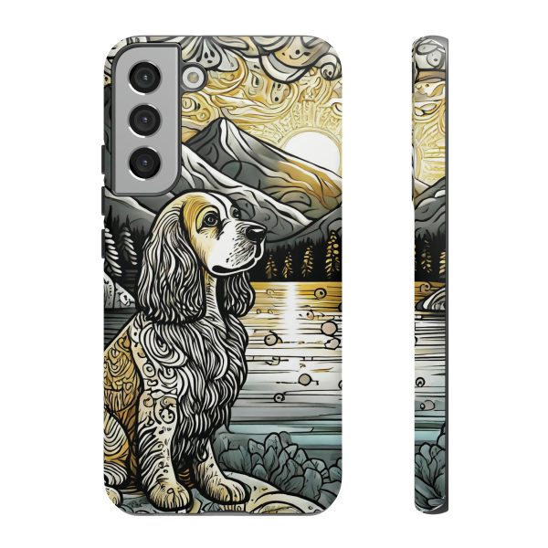 Serenity in Nature with a Golden Cocker Spaniel Phone Case - Image 64