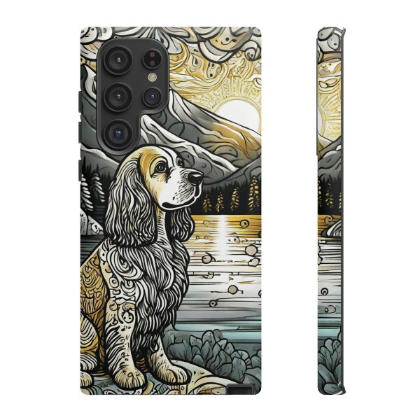Serenity in Nature with a Golden Cocker Spaniel Phone Case - Image 68