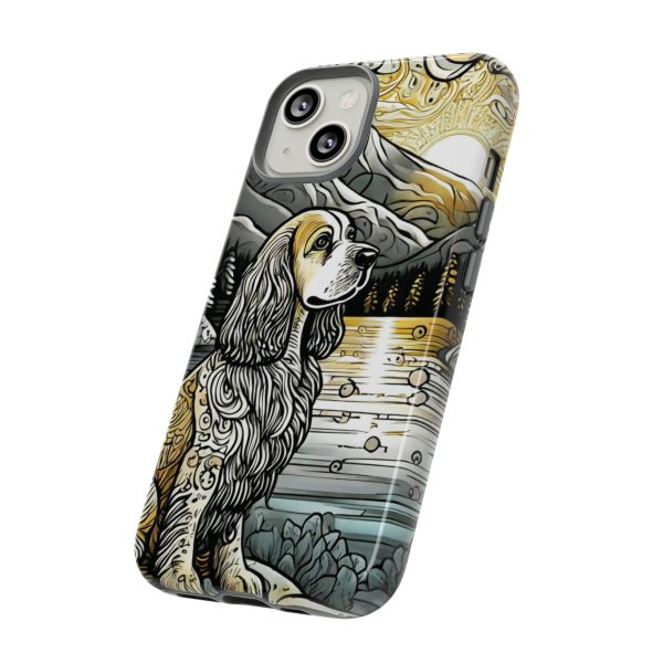 Serenity in Nature with a Golden Cocker Spaniel Phone Case - Image 71