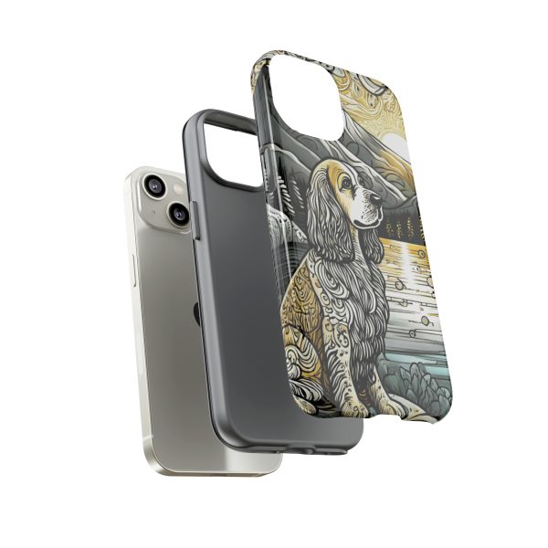Serenity in Nature with a Golden Cocker Spaniel Phone Case - Image 73
