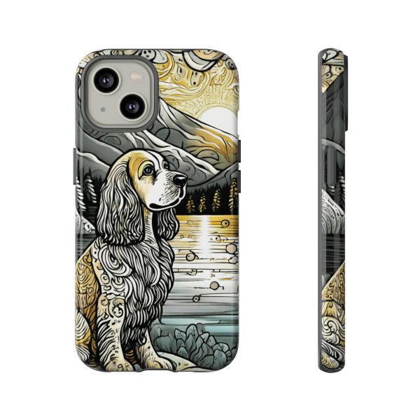 Serenity in Nature with a Golden Cocker Spaniel Phone Case - Image 70