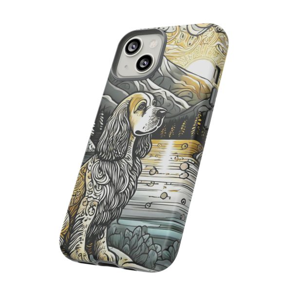 Serenity in Nature with a Golden Cocker Spaniel Phone Case - Image 75