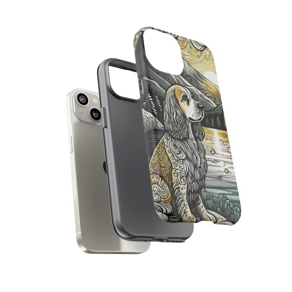 Serenity in Nature with a Golden Cocker Spaniel Phone Case - Image 77