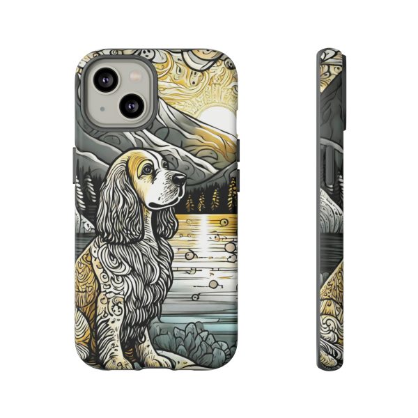 Serenity in Nature with a Golden Cocker Spaniel Phone Case - Image 74
