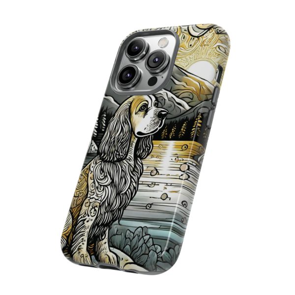 Serenity in Nature with a Golden Cocker Spaniel Phone Case - Image 79