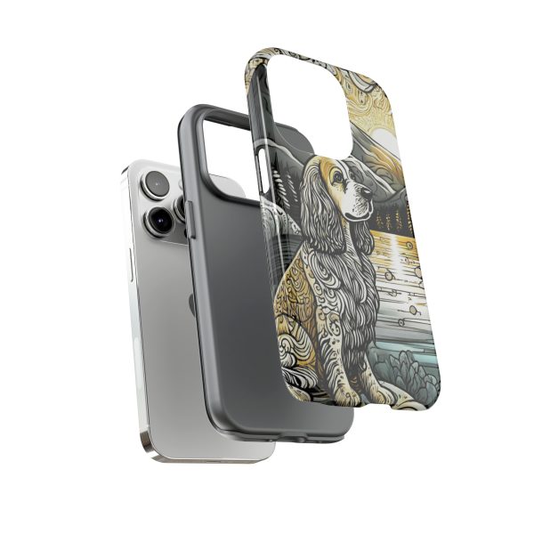 Serenity in Nature with a Golden Cocker Spaniel Phone Case - Image 81