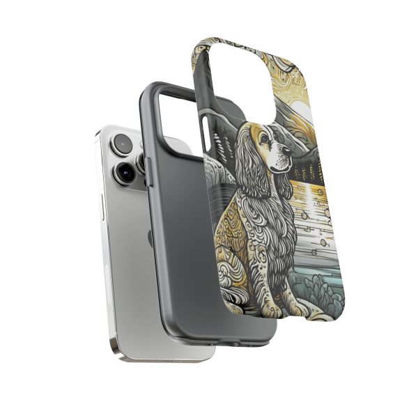 Serenity in Nature with a Golden Cocker Spaniel Phone Case - Image 85
