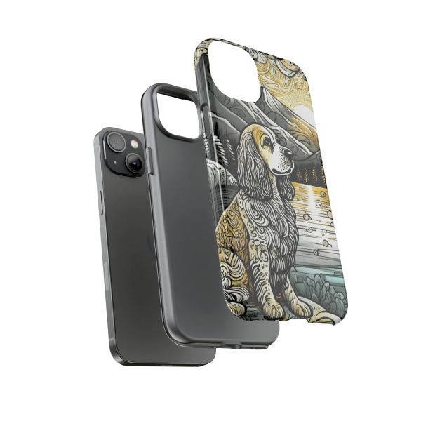 Serenity in Nature with a Golden Cocker Spaniel Phone Case - Image 89