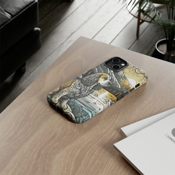 Serenity in Nature with a Golden Cocker Spaniel Phone Case - Image 92