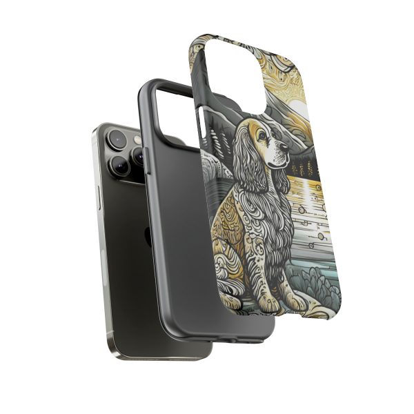 Serenity in Nature with a Golden Cocker Spaniel Phone Case - Image 101