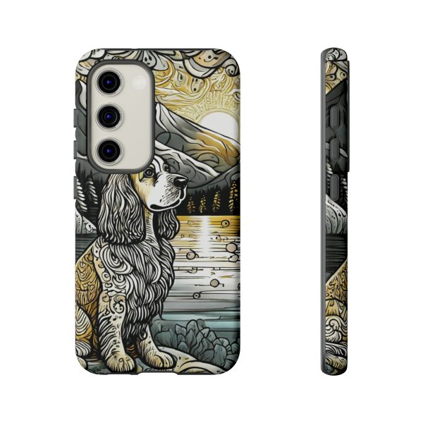 Serenity in Nature with a Golden Cocker Spaniel Phone Case - Image 102