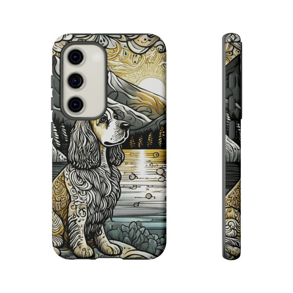 Serenity in Nature with a Golden Cocker Spaniel Phone Case - Image 106