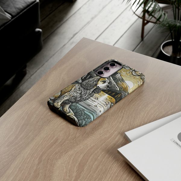 Serenity in Nature with a Golden Cocker Spaniel Phone Case - Image 112
