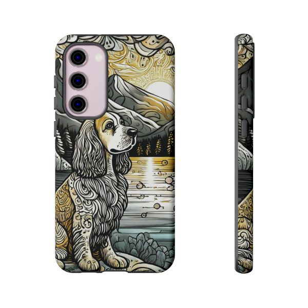 Serenity in Nature with a Golden Cocker Spaniel Phone Case - Image 114